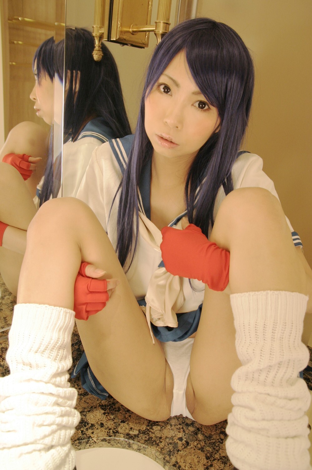 [Cosplay]  Ikkitousen - Big Boobs Kanu Unchou PART 3